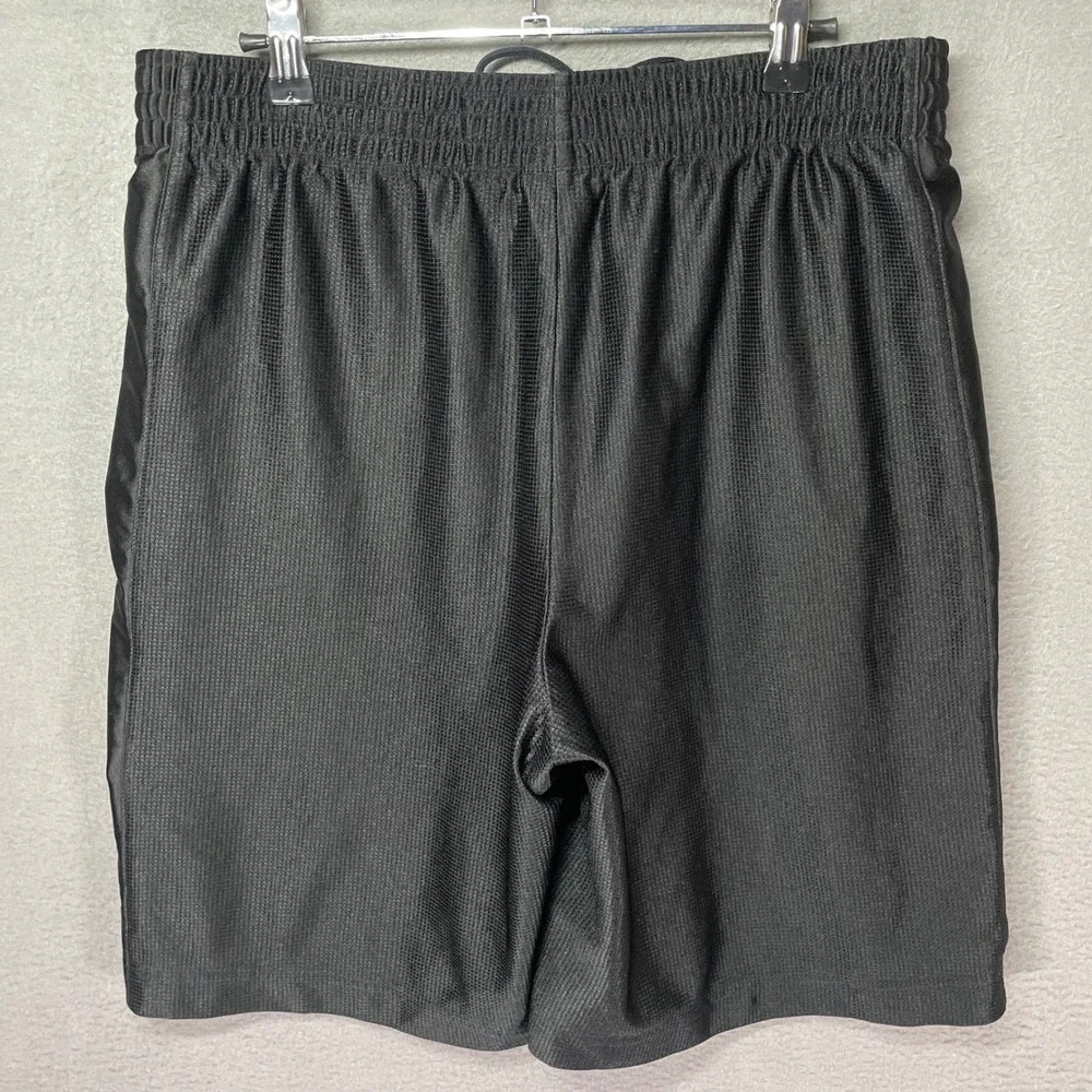 Nike Basketball Shorts Mens Medium Black Mesh Athletic Gym Pockets Shine Glam